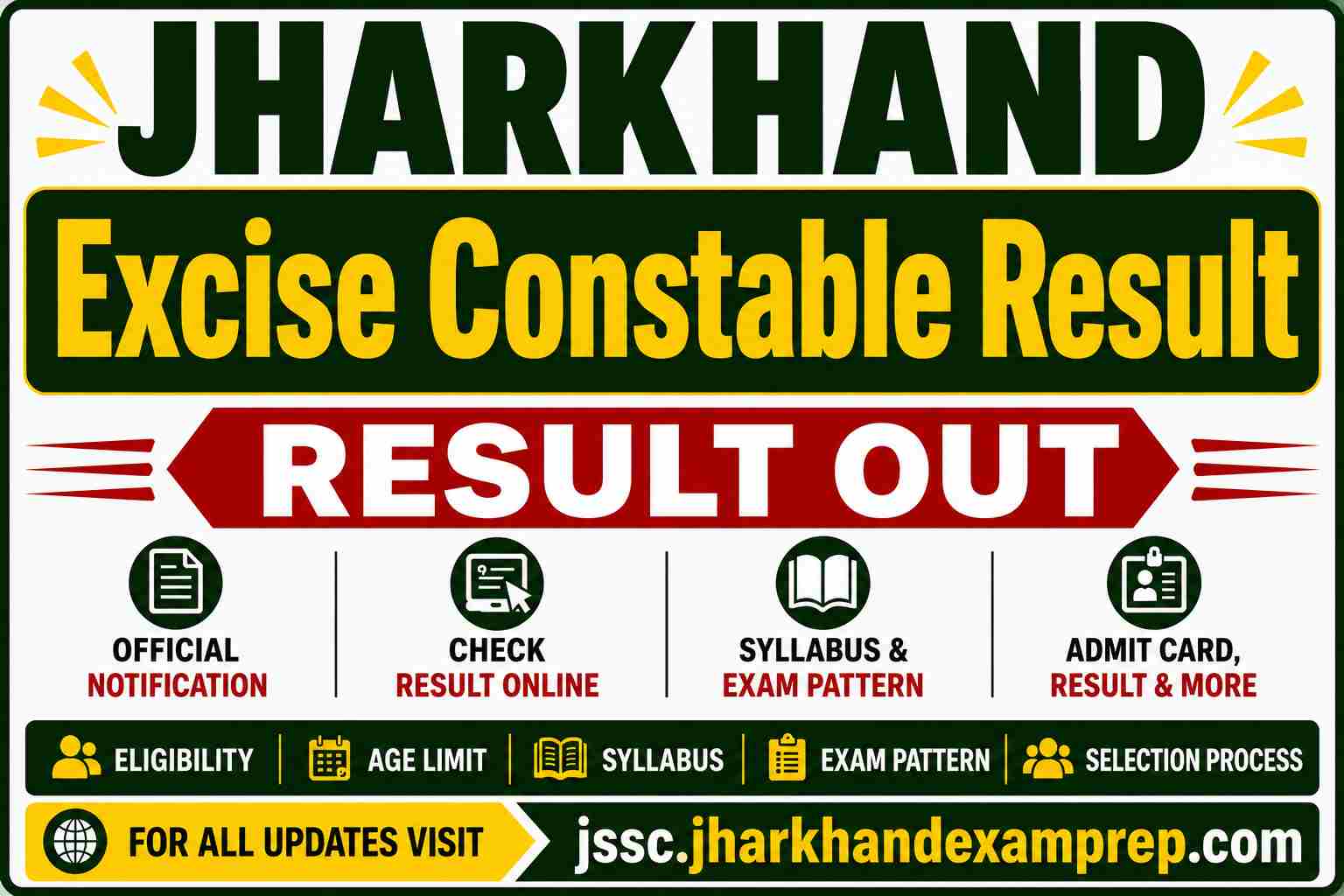 JSSC Jharkhand Excise Constable Result 2026 – Result to Be Released Soon