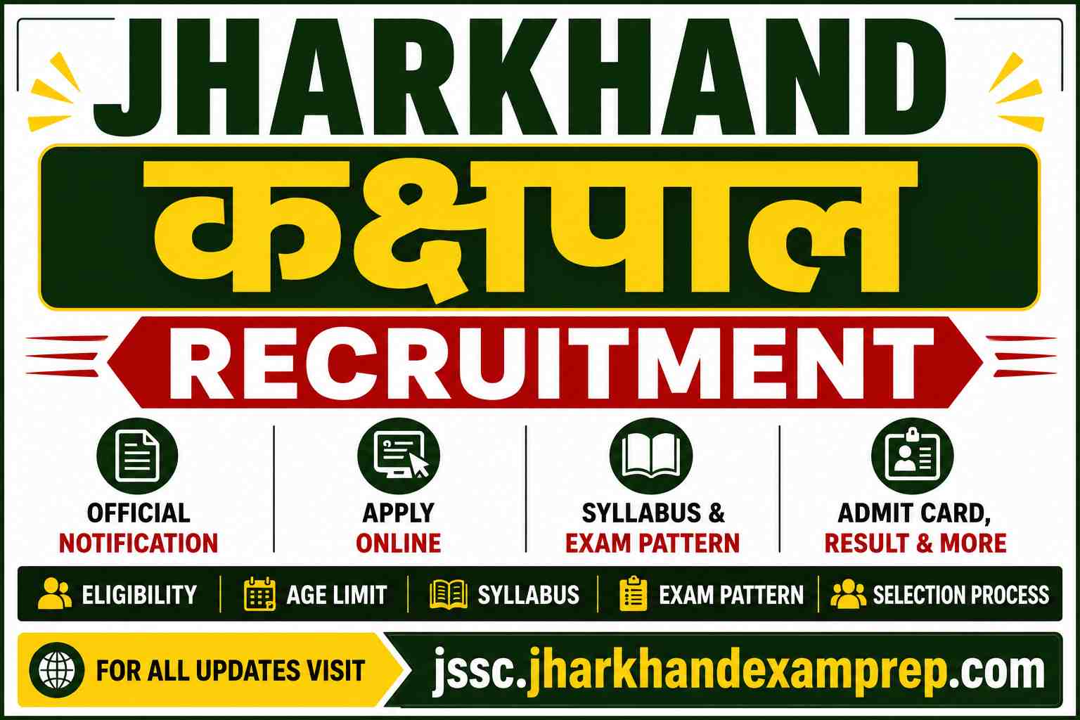 JSSC Jharkhand Kakshpal (Jail Warder) Recruitment 2026 – Complete Details